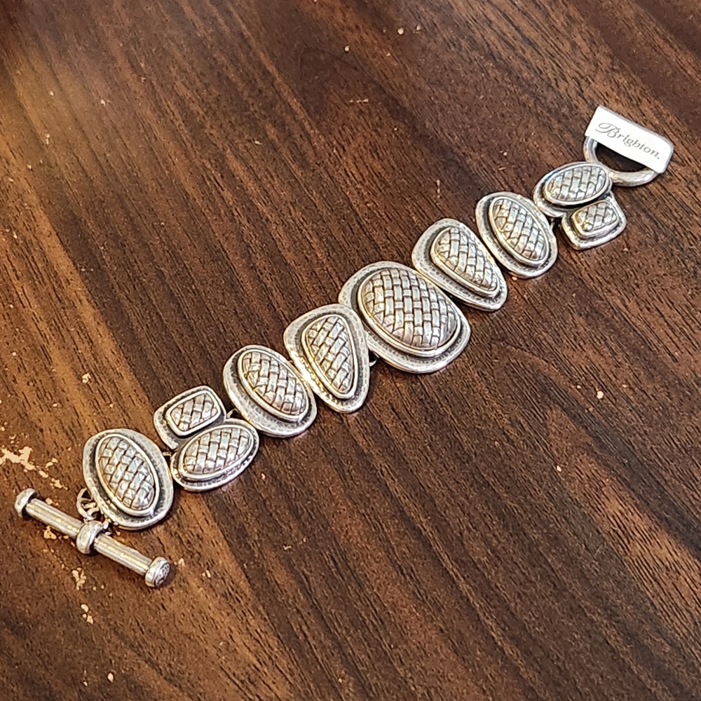 BRIGHTON FERRARA BRACELET 7" LENGTH SILVER NEW$118